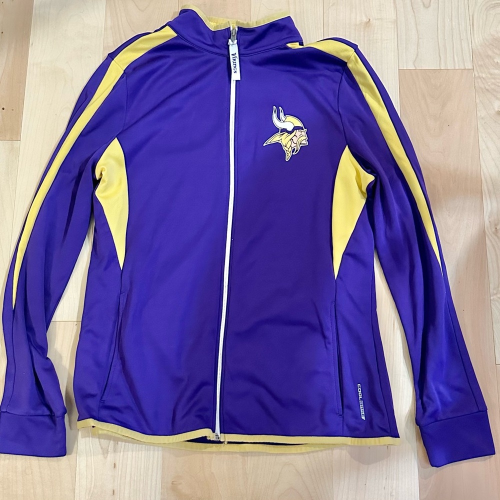 Women’s Minnesota Vikings lightweight full zip jacket XXL